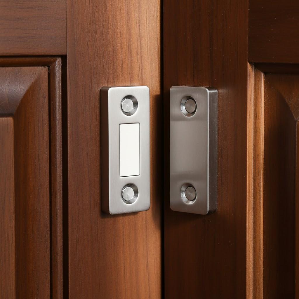 

Ultra Thin Strong Magnetic Door Catch Latch Closer for Cabinets Closets Wardrobes Hardware Accessories серебряный
