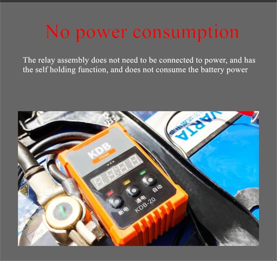 Wireless Remote Manual Automatic Control Car Battery Disconnect Master Switches