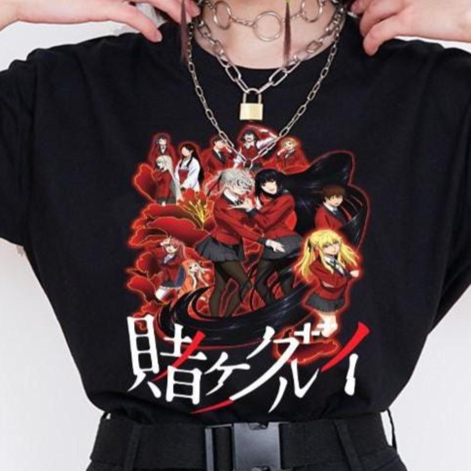 Kakegurui Anime Shirt – Yumeko Jabami,Mary Saotome,Kirari Momobami,Midari Ikishima,Kakegurui Tee M