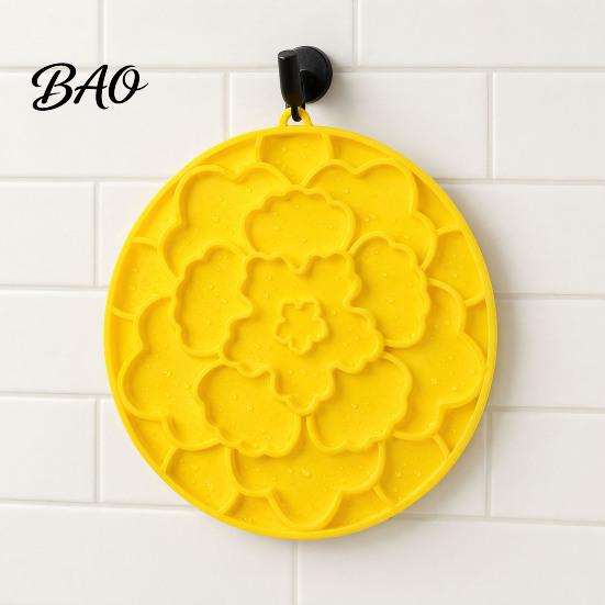 Slow Feeder for Wet And Dry Food Pet Mat, Soft Silicone Dog Lick Prevents Choking, Dish Dogs Cats Kibbles Thick Treat Multi-grid Mat