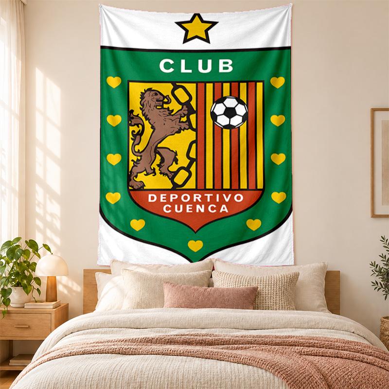 Club Deportivo Cuenca Tapestry highquality for decorating living room bedroom dorm walls ideal as bedroom wallart orholiday gift
