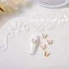 5Pieces/set Butterfly Nail Charms Butterfly Rhinestones Nail Art Decoration DIY
