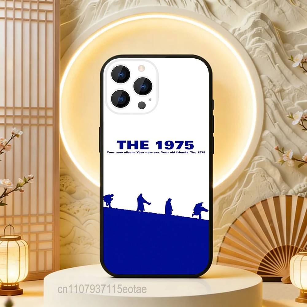 Rock Band The 1975  Phone Case For iPhone  17,16,15,14,13,12,11,Pro,Max,Plus,E,Air,Mini Black Shockproof Funda Cover