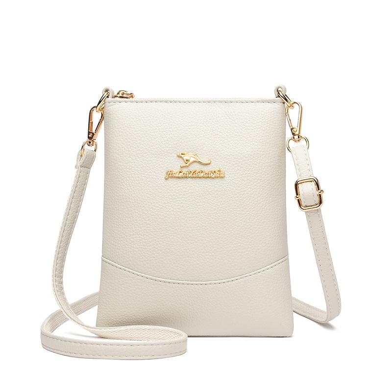 

A delivery presbyopia bag, large-capacity soft leather, multi-layer versatile shoulder messenger bag, and a mother bag for middle-aged and elder