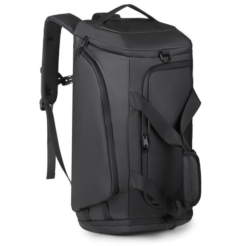 Men's High-End Wear-Resistant Insulated Travel Fitness Bag with Wet/Dry Separation