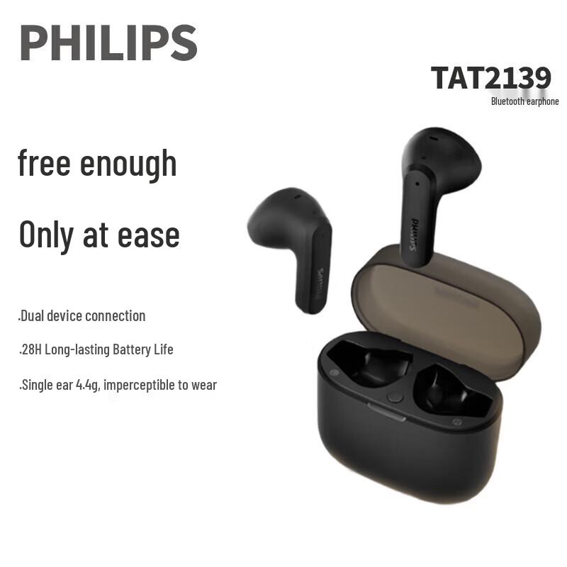 Philips TAT2139 True Wireless AI Noise Cancelling Sport Earbuds
