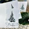 1/20Pcs Christmas Cards with Envelopes Watercolor Design Merry Christmas Greeting Cards Holiday