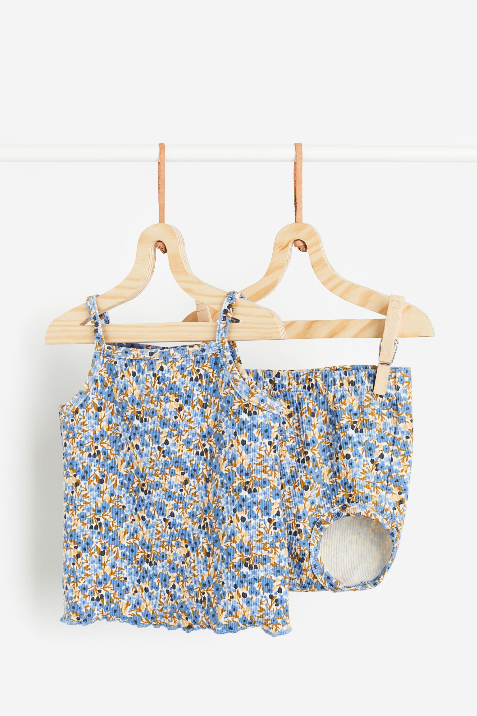 

2-piece ribbed cotton set
