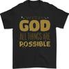Possible With God Christian TShirt Gift For Jesus Lover