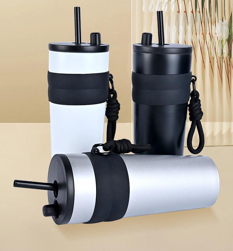 Ice King 316 Stainless Steel Insulated Women's Straw Cup - Large Capacity