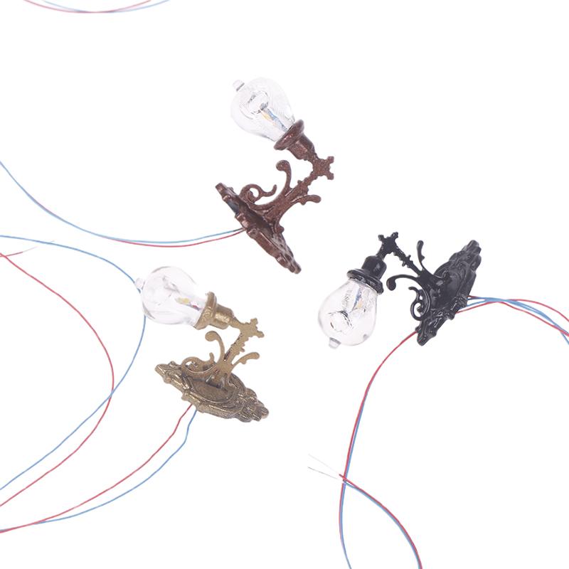 Miniatur Puppenhaus Wandlampe Licht Schreibtischlampe Mini LED Beleuchtung Heimdekoration Puppenmöbel Spielzeug Kann Hell Sein