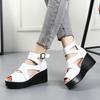 Fashion GKTINOO Women Flat Platform Sandals 2025 Summer Genuine Leather Handmade Shoes Women Summer Sandals Slip On Ladies Shoes Sandal