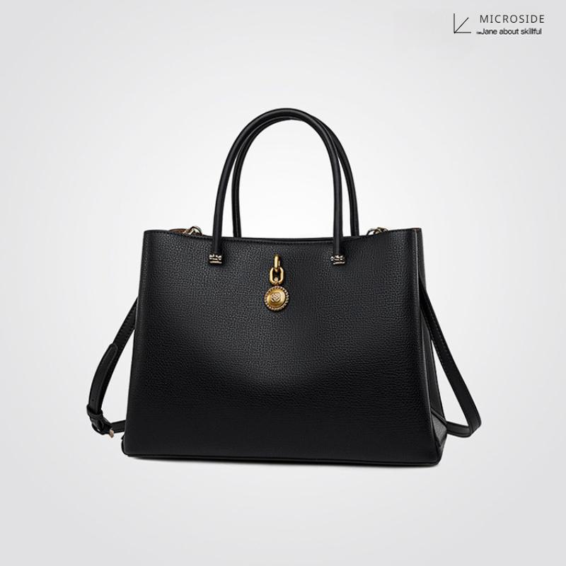Urban Minimalist Large Capacity Tote Bag High-end Luxury PU Women's Handbags Fashion Practical Lady Office Workers Crossbody Bag Can Be One Shoulder