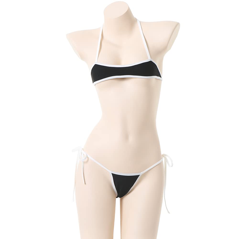 Micro Ultra School Anime Extreme School Swimsuit Mini Bra Bikini Set [YANJING] Bikini, Small, Cute, Sexy, Swimsuit, Swimsuit, Cosplay, Cute, Style,