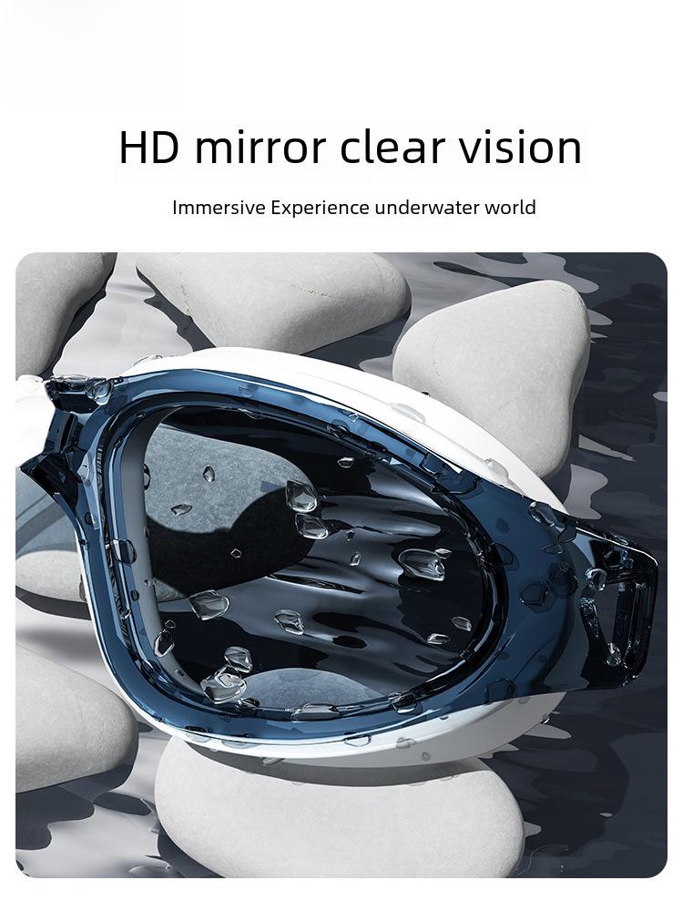 HD Anti-Fog Waterproof Swim Goggles & Cap Set for Men and Women