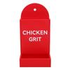 2pcs Hanging Design Automatic Poultry Feeder Plastic Material Hanging Chicken Feeder  Poultry Farm