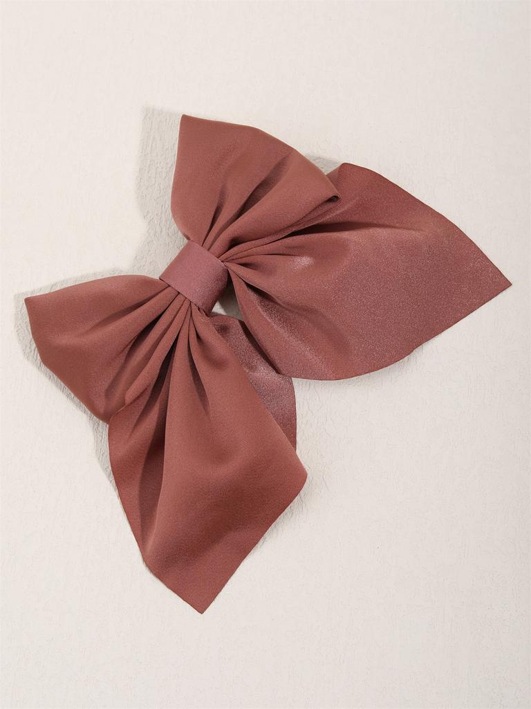 New Large Bows Hair Clip Solid Chiffon Hairpins for Girls Long Ribbon Hair Bow  Kids Barrettes Children Fashion Hair Accessories