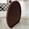 Wooden Serving Tray Half Moon Tray Salad Plate Nuts Bread Storage Dessert Plate for Farmhouse Kitchen Table Living Room Office