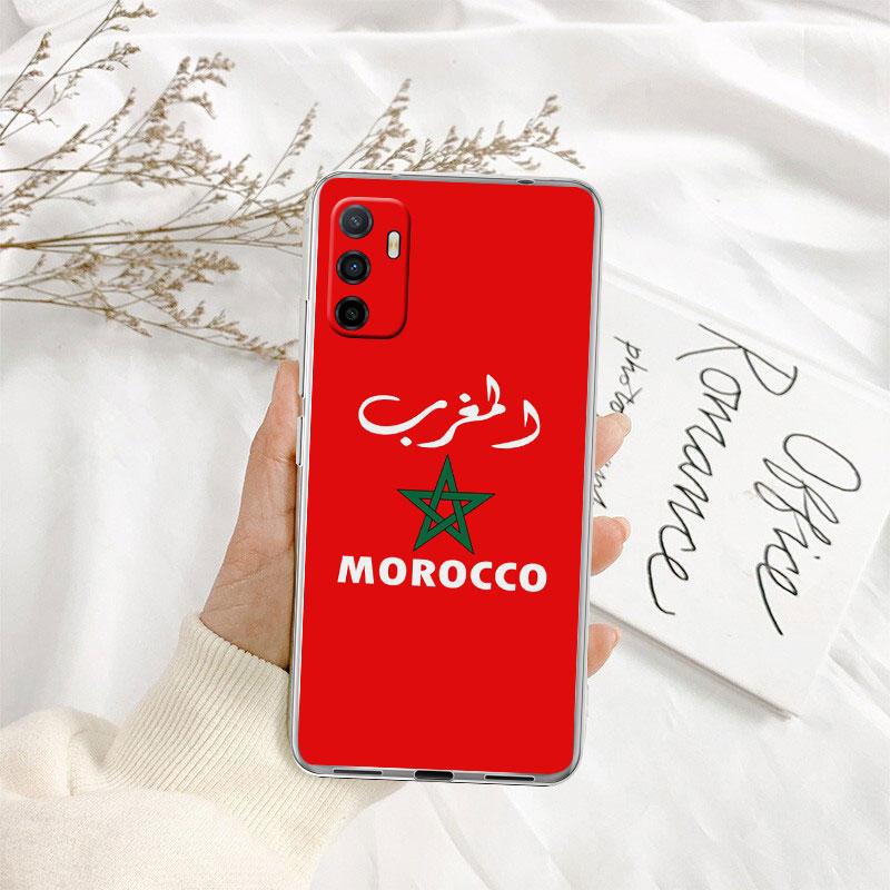 IK48 Morocco Flag Passport Transparent Phone Case for Motorola Moto Edge 20 30 40 50 S30 Fusion Ultra Pro Neo Lite + G200 G23