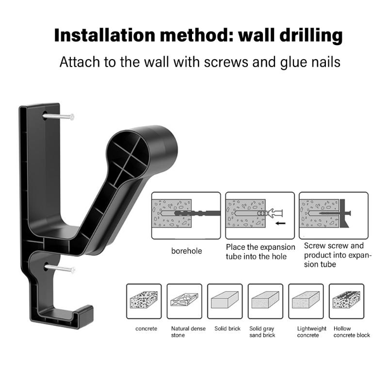 Wallmount Headsets Hook Small Design Wall Hook Earphone Organizers Coat Hook With Screws For Space Saving Holder
