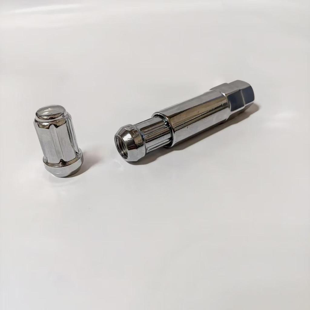 Small Diameter Six-Groove Anti-Theft Lock Nut Set