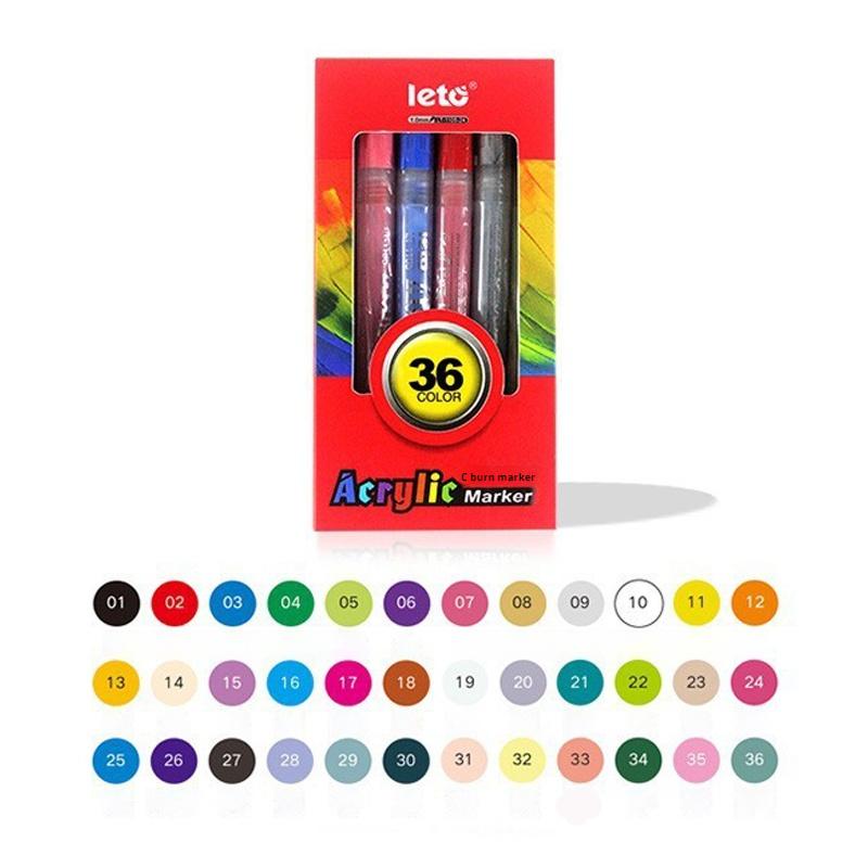 Acrylic Metal Beautiful Color Painting Pen, Multi-function Calligraphy Practice, Special Pen for Students