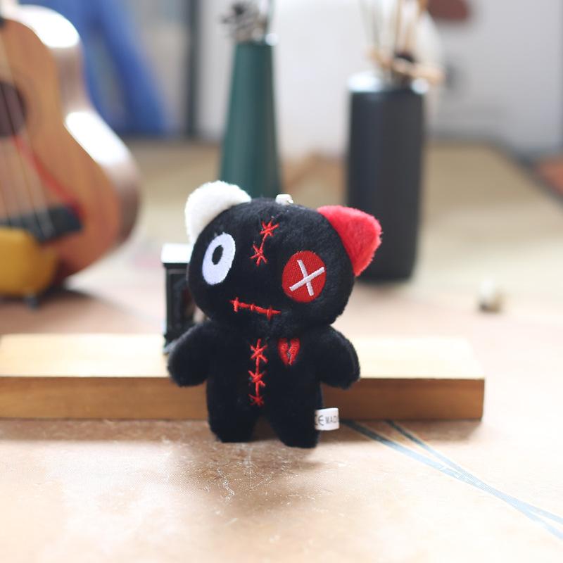 Cute Cute Alien Big-eyed Cat Pendant Doll Plush Toy Kitten Bag Hanging Keychain Doll