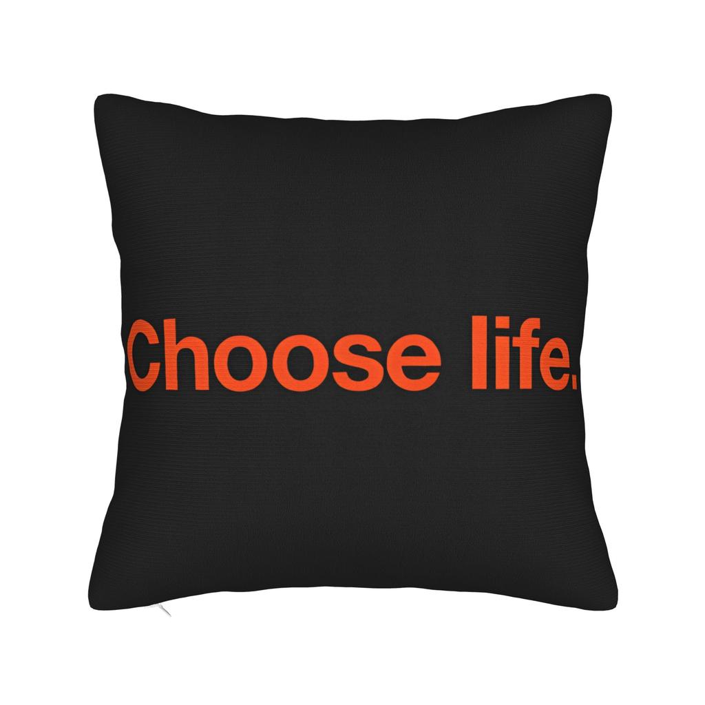 Movie Trainspotting Choose Life Pillow Case Cute Funny Pillow Cover Square Pillowcases For Living Room Sofa