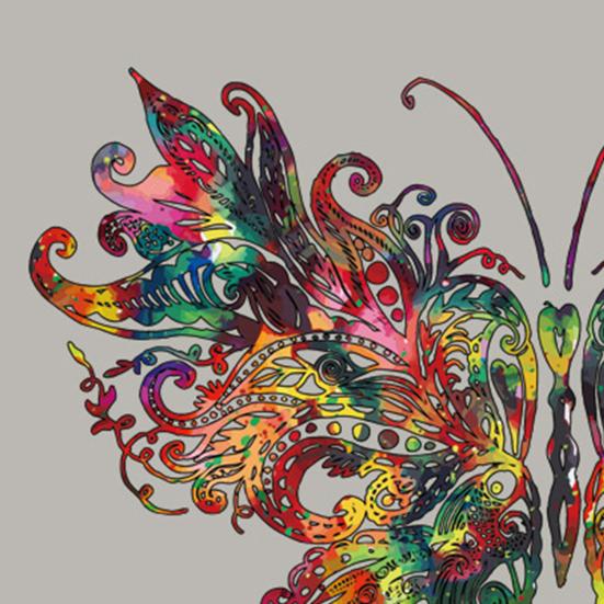 Heat Transfer Decal Washable DIY Easy To Use Butterfly Pattern Thermo Stickers Clothing Patch Applique Sewing Tool