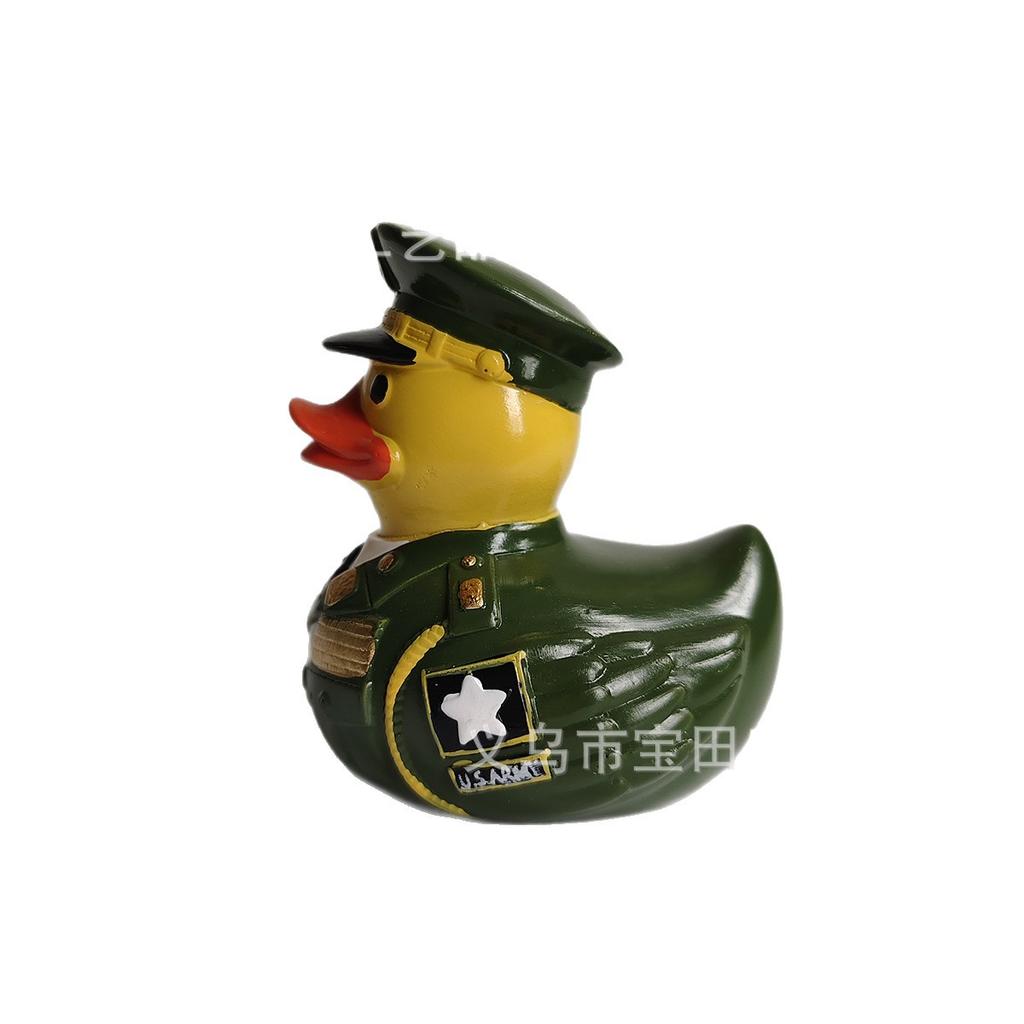 Neue Veteranen-Tribut-Ente Kreative Heimharzstatue Ornament