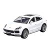 My Car 1:24 Porsche Cayenne S Die-Cast Metal Pull-Back Model Car - White