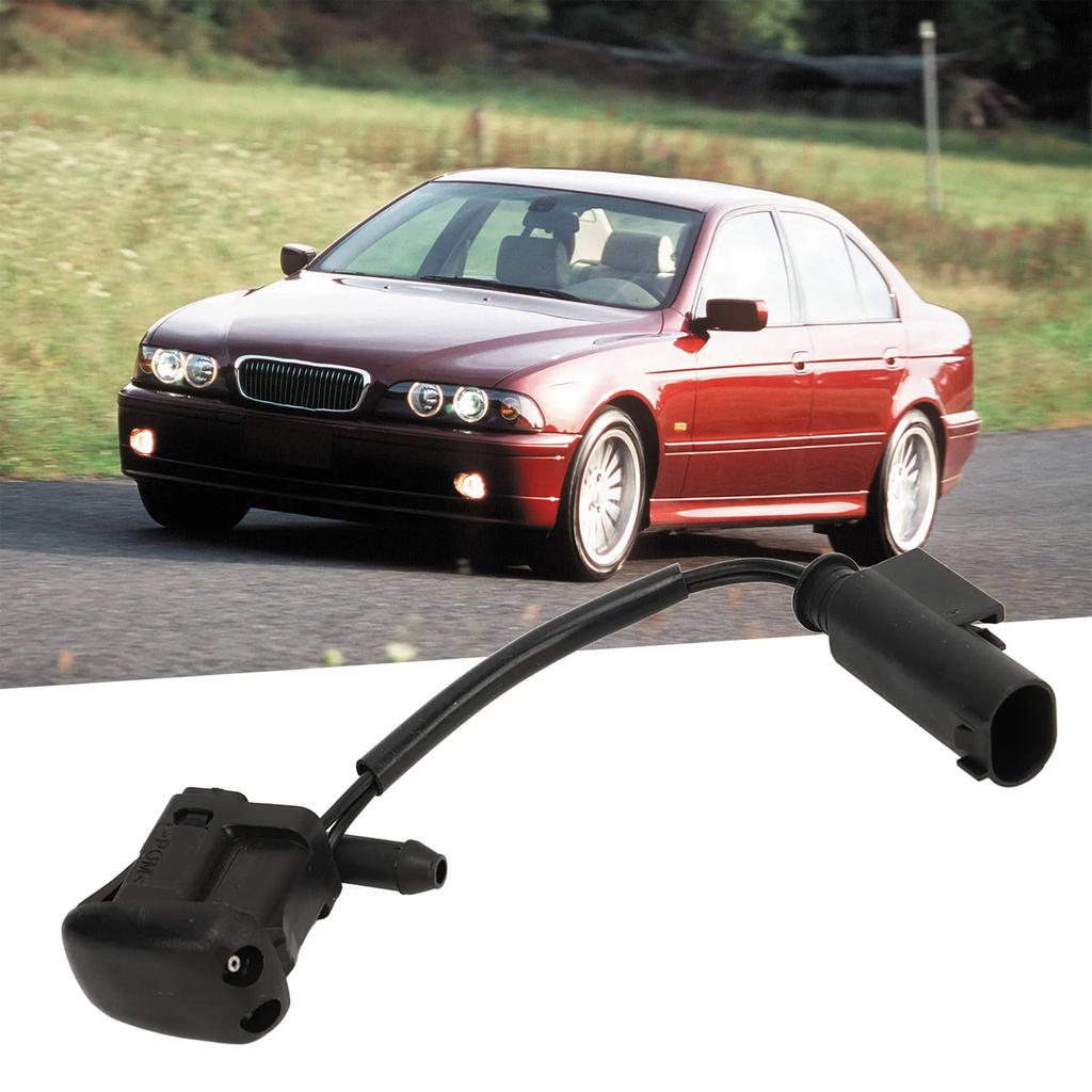 Plast Bilglas Fönster Vindruta Vindruta Spolare Torkare Vattenspray Munstycke Jet Kompatibel för E39 528iI 61668361039