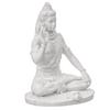 Weiße Polyresin-Segensstatue von Lord Shiva