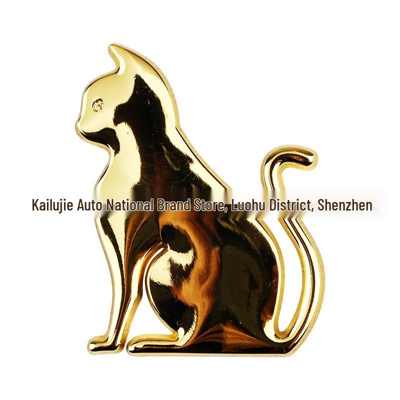 3D Cute Cat Car Sticker - Scratch Cover & Decoration