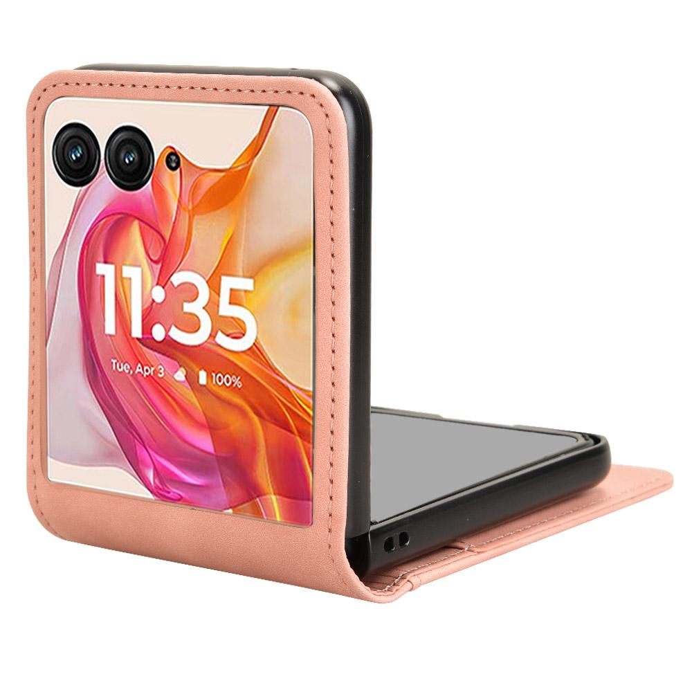 For Motorola Razr 50 Ultra 5G/Razr+ 2024 5G Case Card Slot Leather+PC Phone Cover Separable Design