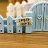 Microlandscape Fence Wood Fence DIY Resin Design Process Miniature Fairy Garden Hut Landscape