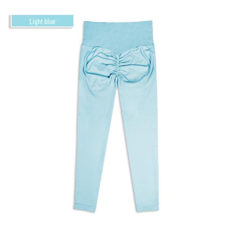 European & American DFYNE Seamless Yoga Fitness Trousers - Hip-Lifting, Tight Fit.