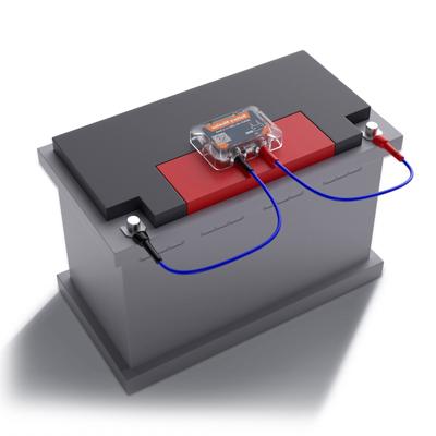 Monitor de batería inalámbrico 4.0 de 12 V con comprobación del estado de la batería del coche, aplicación de monitorización, comprobador de batería