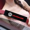 2Pcs Car Seat Belt Cotton Safety Belt Shoulder Cover Breathable Protection For Volkswagen VW GOLF CC Polo Tiguan CADDY PASSAT
