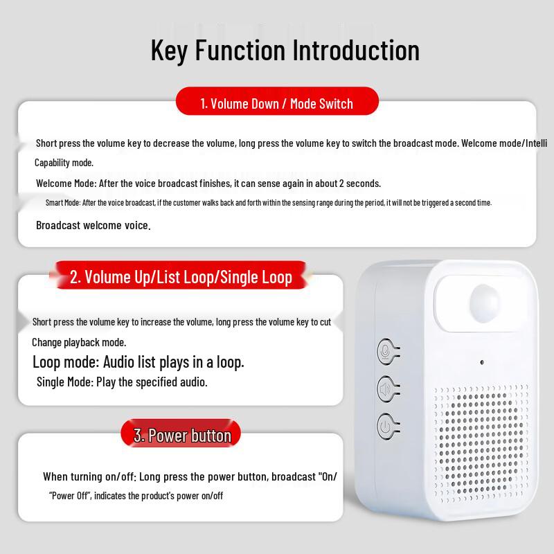Infrared Motion Sensor Welcome Chime