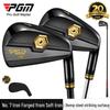 PGM Men's 20th Single Piece Forged Soft Iron Golf Club - Seven Iron with Low Center of Gravity