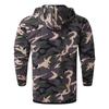 Moda męska Zimowy casualowy kamuflażowy komplet dresowy bluza z kapturem i spodnie
