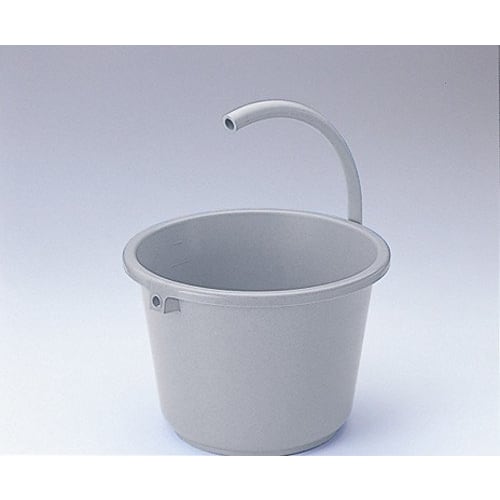 Risu Berg Bucket, Round, Light Gray, 13L, Made In Japan, 13SB