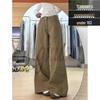 Women's Low-Waist Wide-Leg Flare Jeans In Khaki Latte Brown