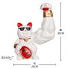 Kreative Glückskatze Dekorative Ornamente Muskelkatze Tierstatue Harz Tisch Kleine Ornamente Wohnzimmer Heimdekoration Modern
