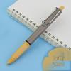Refillable Ergonomic Fountain Pen for Students - Transparent Colored Plastic Design