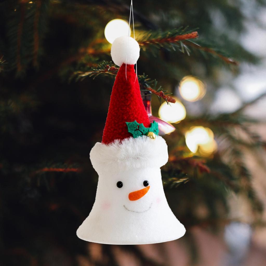 Christmas Tree Decorations Hangable Figurine Snowman Santa Claus Christmas Decorations For Holiday Party Supplies Home Kitchen