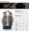 Men's Breathable Summer Mesh Vest with Multiple Pockets for Photography and Fishing