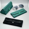 1pc Velvet Triangle Folding Glasses Women Case Elegant Sunglasses Case Purse Hard Men Soft Elegant Reading Glasses Box Glasses