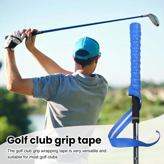 Omotávací páska na golfové gripy Oboustranná lepicí páska pro přegripování golfových holí PU omotávací páska pro lepší přegripování a kontrolu